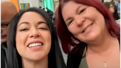 Imaray Ulloa y su mamá. (Captura de pantalla © Imaray Ulloa- YouTube)