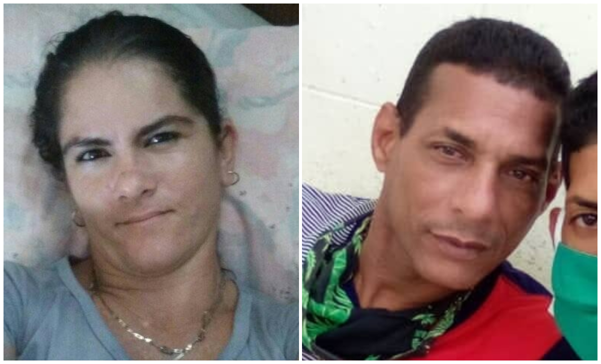 Madre cubana asesinada en Camagüey y el presunto responsable. (Foto © Diana Rosa Cervantes Mejías-Facebook y Marcos Alberto Rodriguez-Facebook)