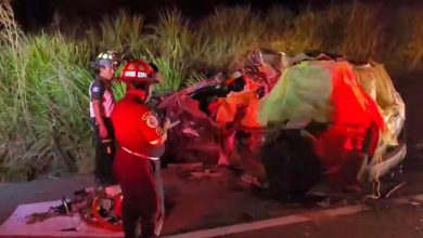El aparatoso accidente se registró durante la madrugada de este sábado 3 de febrero. (Captura de pantalla © Erik Maaz Noticias-Facebook)