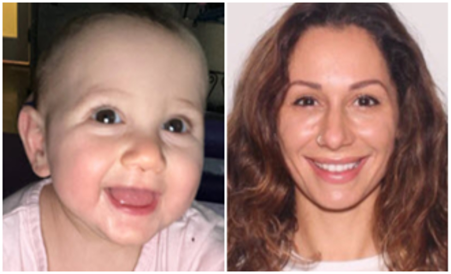 La bebé se encuentra con sus padres, los cuales enfrentan una suspensión de la patria potestad. (Foto © FDLE-Twitter)