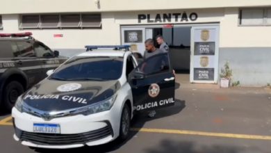 Imagen ilustrativa de una persona siendo detenida en Brasil. (Captura de pantalla © dhc_pcerj-Instagram)