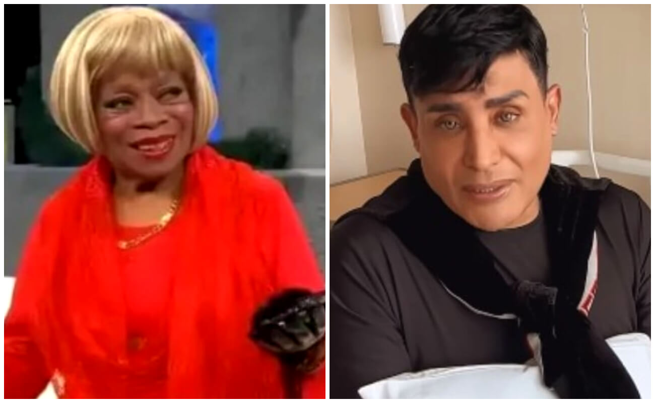 El Divo se sintió indignado con el velorio tan austero que el gobierno de Cuba preparó para la artista Juana Bacallao. (Captura de pantalla © La Risaterapia- YouTube/ El Divo de Placetas- Instagram)