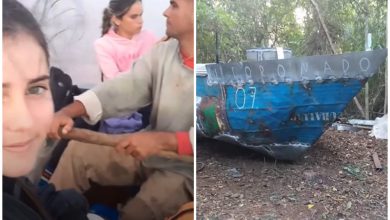 Joven cubana comparte imágenes de su travesía como balsera. (Captura de pantalla © yenifferrubido-TikTok)