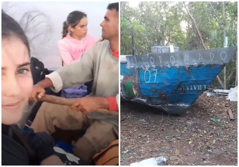 Viral: joven cubana comparte imágenes de su travesía como balsera