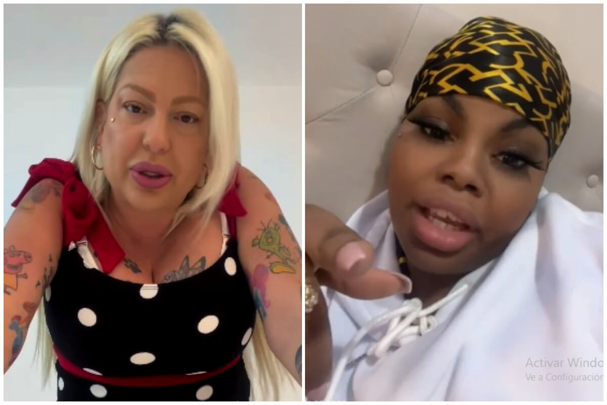 La Diosa y la Cintumbare llevan más de un año en conflicto en redes. (Captura de pantalla © Diosacuba- Instagram/ La Cintumbare- TikTok)