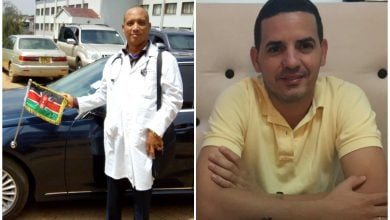Médicos cubanos secuestrados en Kenia. (Foto © Assel Herrera Correa-Facebook y Landy Rodríguez Hernández-Facebook)