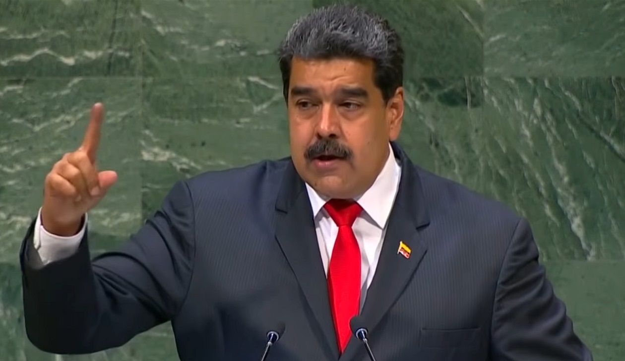 Nicolás Maduro durante uno de sus discursos. (Captura de pantalla © FRANCE 24 Español-YouTube)
