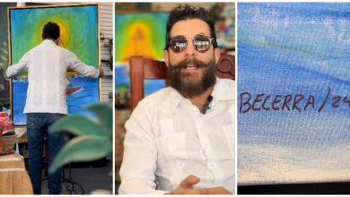 Actor cubano Ricardo Becerra, ahora también escritor y pintor. (Captura de pantalla © Sentir Cubano- Instagram)
