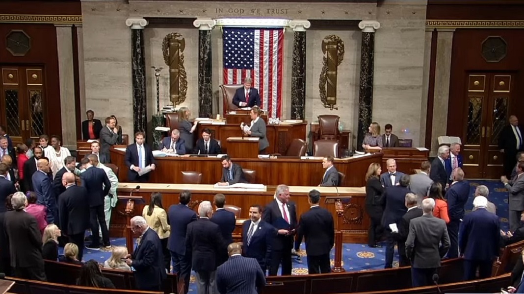 Imagen ilustrativa de la Cámara de Representantes de EEUU. (Captura de pantalla © C-SPAN-YouTube)