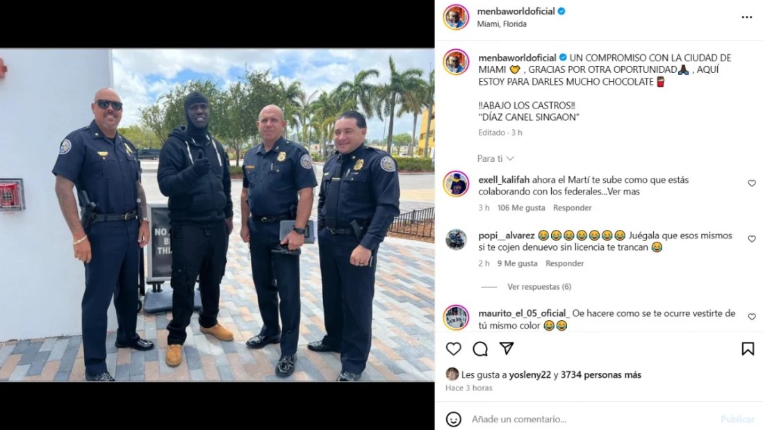 Chocolate policia instagram