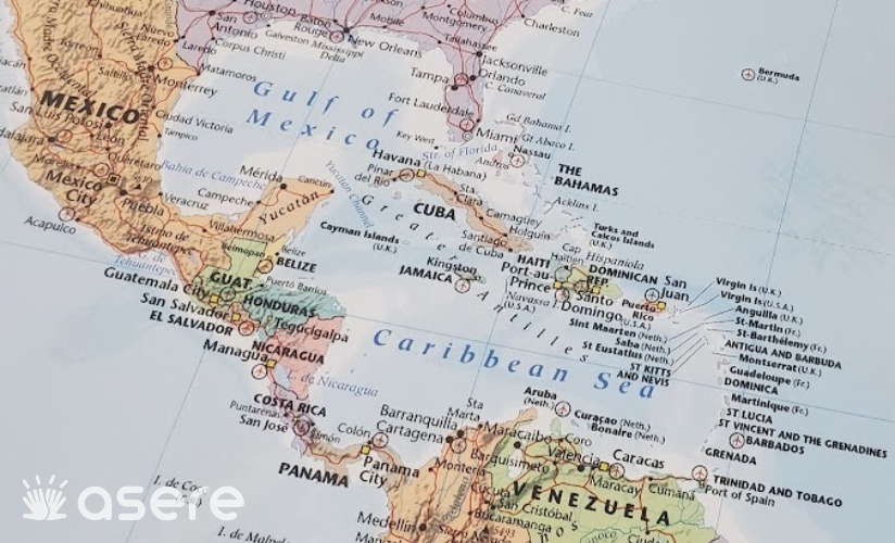 Cuba y el Caribe en el mapa. (Foto ilustrativa © Asere Noticias)