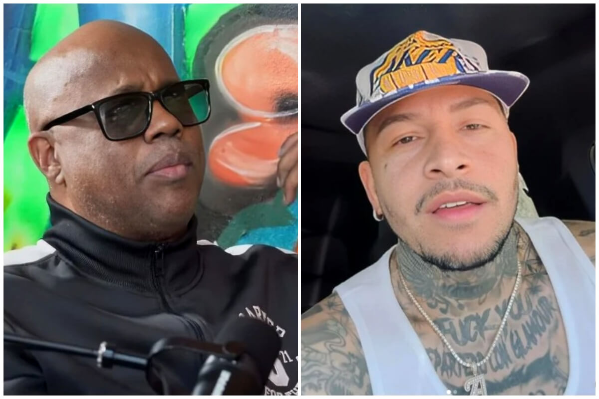 El Chulo le respondió a David Calzado sobre el reparto. (Captura de pantalla © Familia Cubana TV - YouTube/elchulo -Instagram)