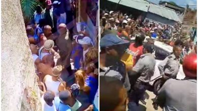 El pueblo detiene a un ladrón en Santiago de Cuba. (Captura de pantalla © Yosmany Mayeta Labrada-Facebook)