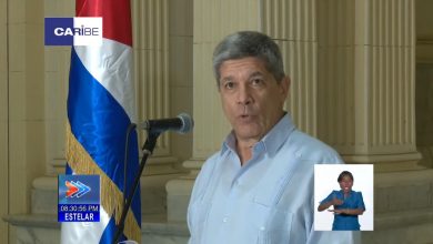 Imagen del Viceministro de Relaciones Exteriores. (Captura de pantalla © Canal Caribe-YouTube)