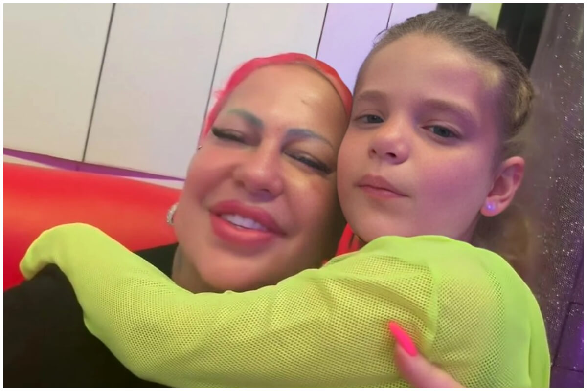 La Diosa de Cuba con su hija Reychel. (Captura de pantalla © Diosacuba- Instagram)