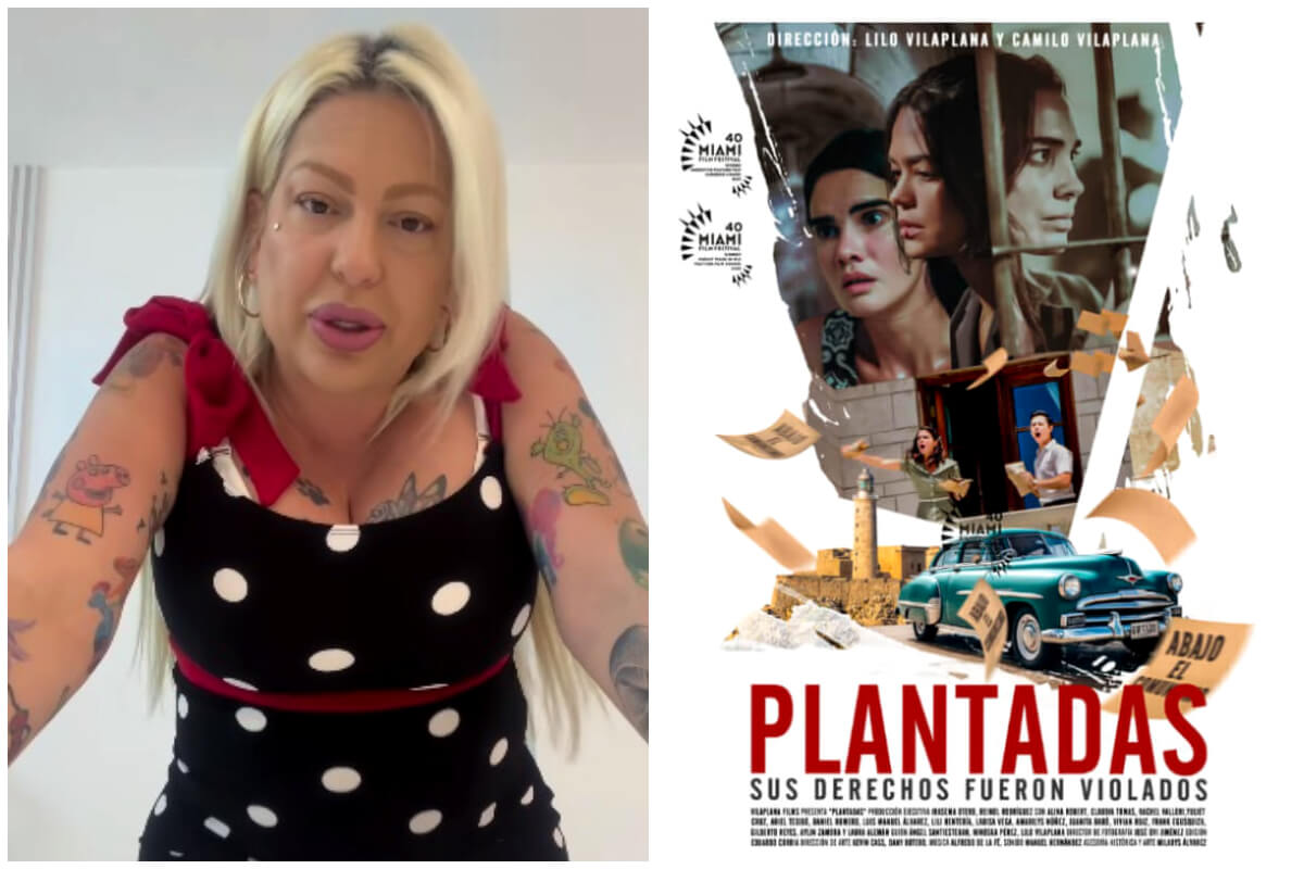 La Diosa de Cuba recomienda 'Plantadas' a todos sus seguidores. (Captura de pantalla © Diosacuba- Instagram/ Lilo Vilaplana- Facebook)