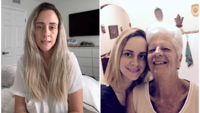 La nieta de la víctima exigió justicia en sus redes sociales. (Captura de pantalla y foto © Nayra Aranda-Facebook)