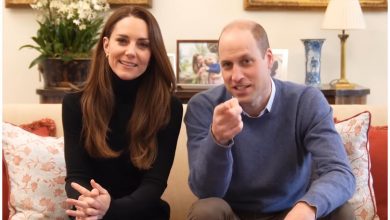 La princesa de Gales Kate Middleton y el príncipe William, hijo de Lady D. (Captura de pantalla © The prince and princess of Wales- YouTube)