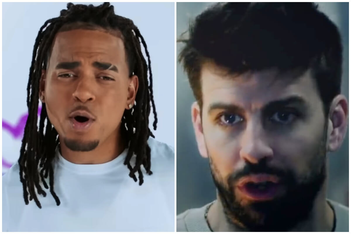 Ozuna, quien ha colaborado con Shakira, no dudó en ser el amigo que le tira al ex que no soporta. (Captura de pantalla YouTube © Ozuna/ King's League)
