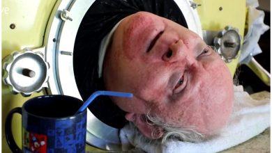 Paul Alexander, hombre que vivió 70 años confinado a una cápsula de respiración artificial. (Captura de pantalla © RTVE Noticias- YouTube)