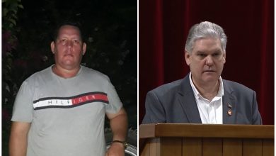 Presunto primo de Alejandro Gil en Baracoa habría delatado al funcionario. (Foto © Fernando Gil Gamez-Facebook y captura de pantalla © Ministerio de Economía y Planificación de Cuba-YouTube)