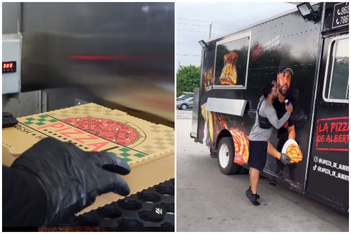 Alberto cumplió su sueño de tener un food truck propio y personalizado. (Captura de pantalla © Las Pizzas de Alberto- Instagram)