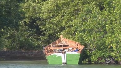 Imagen ilustrativa de un bote utilizado por balseros cubanos. (Captura de pantalla © WPLG Local 10-YouTube)