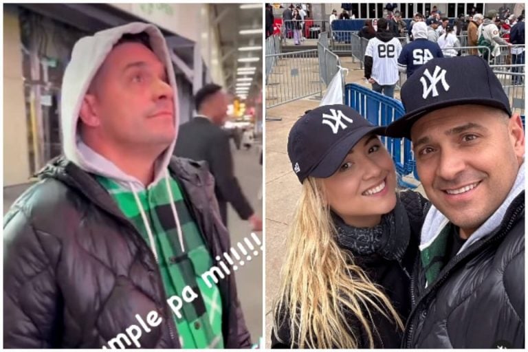 Mijail Mulkay celebra su cumpleaños en Nueva York con partido de los Yankees