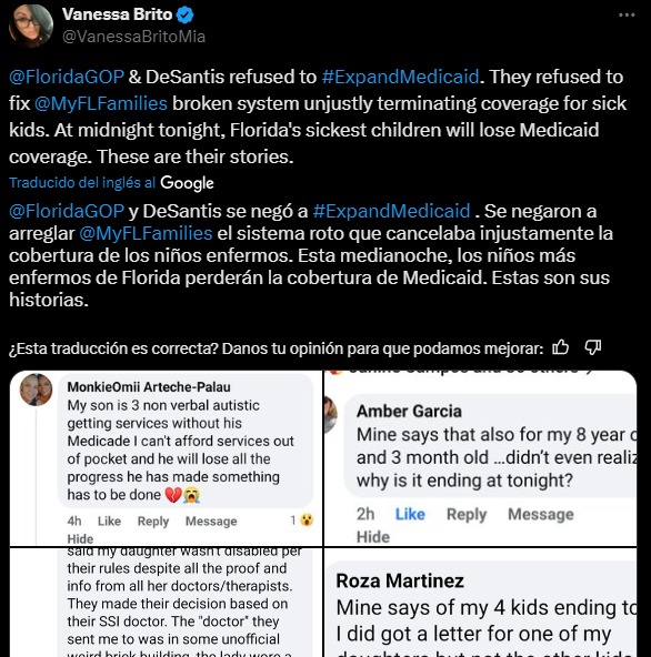 Capture medicaid cut.  (X)