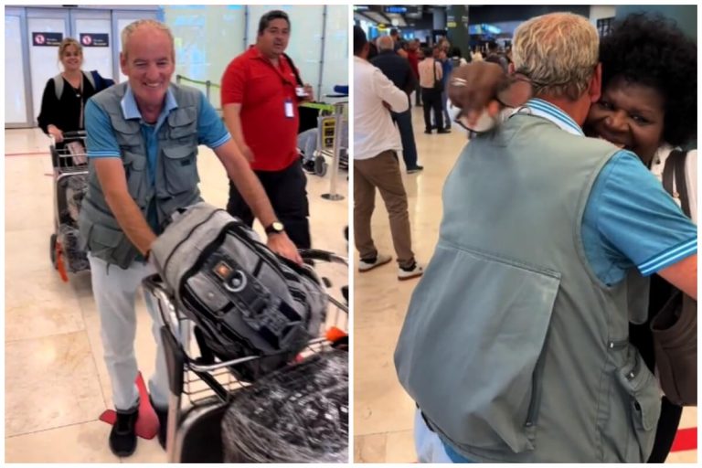 Humorista Alexis Rivera ‘El Colorao’ llega a España con su familia