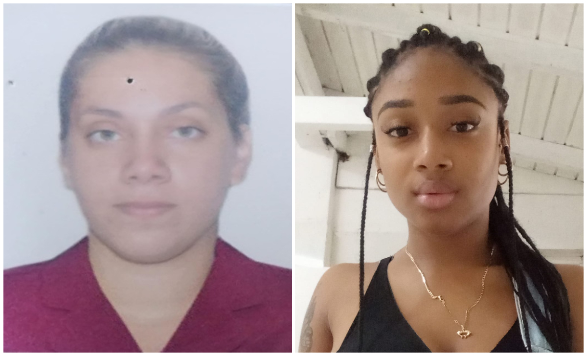 Piden ayuda para localizar a dos cubanas desaparecidas en Jamaica. (Foto © Irie FM News Dept.-Twitter y Leyna Maria Portuondo Planas-Facebook)