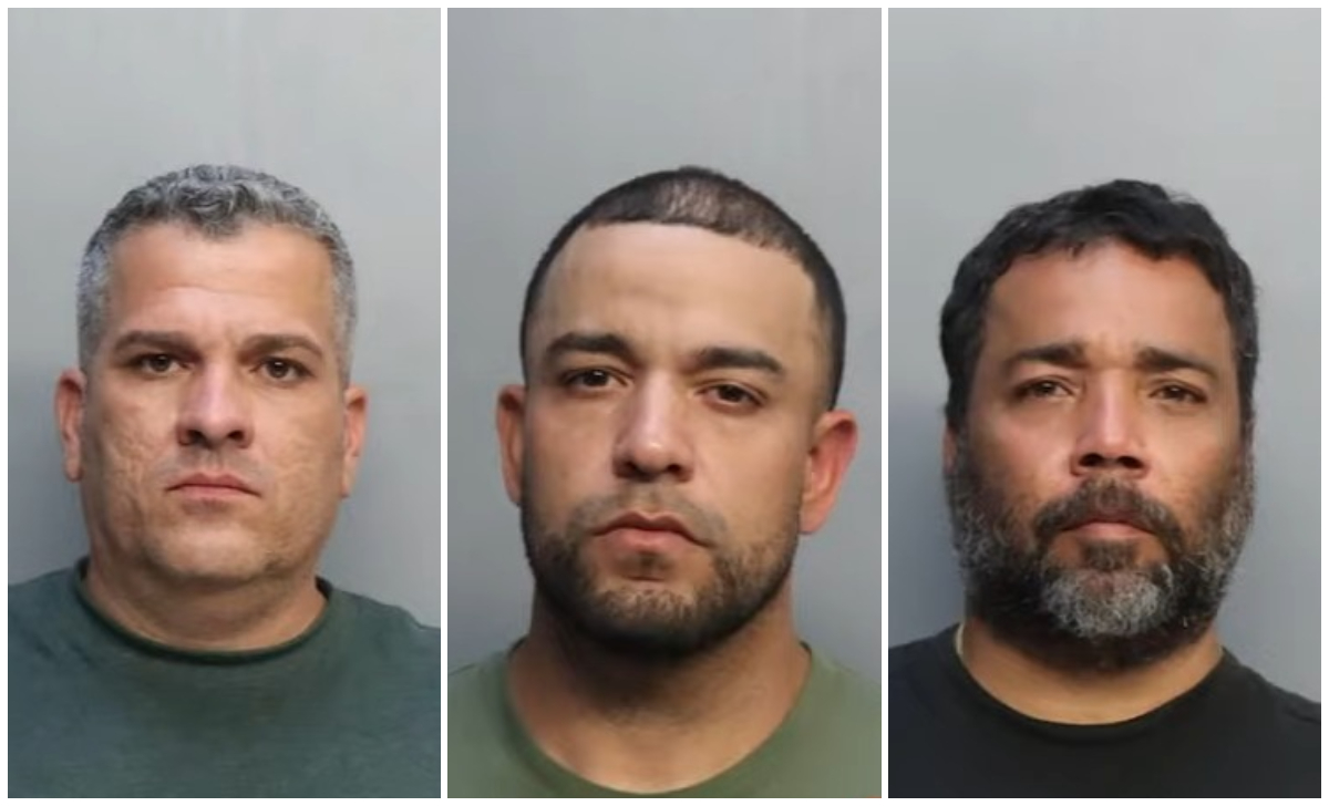 Cubanos arrestados por robo y fraude a Home Depots en Florida. (Foto © Miami-Dade County Corrections and Rehabilitation)