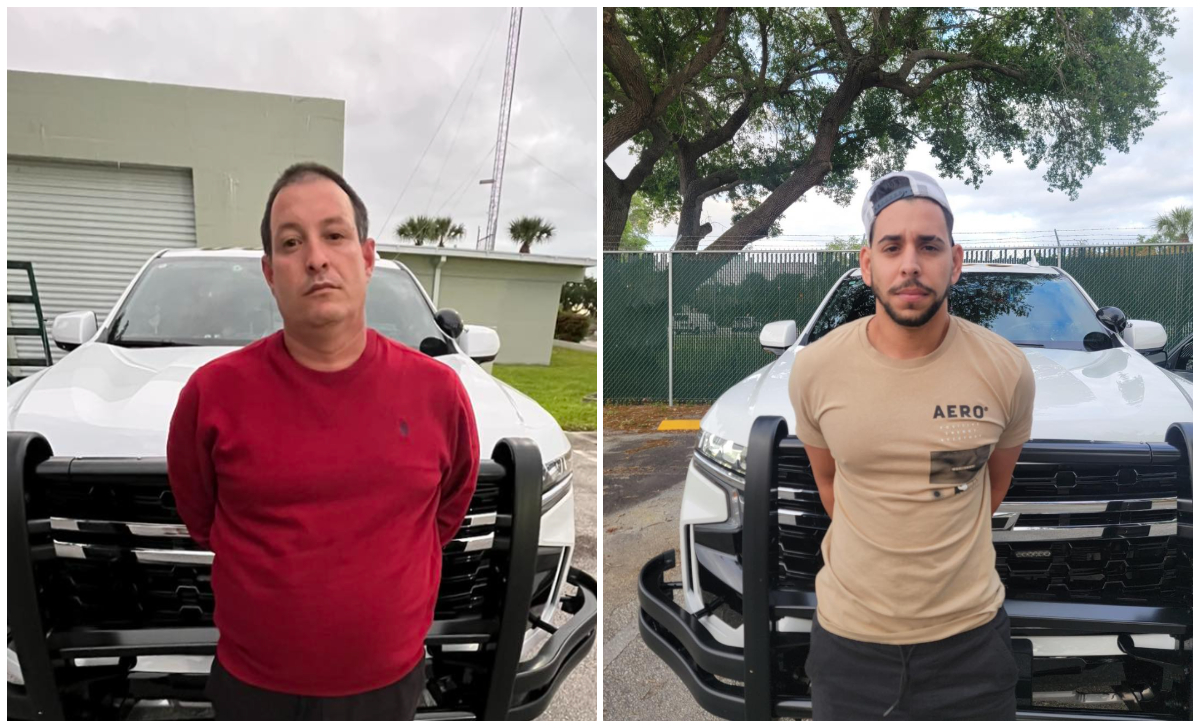 Cubanos detenidos robando correo en Florida. (Foto © Indian River County Sheriff's Office-Facebook)
