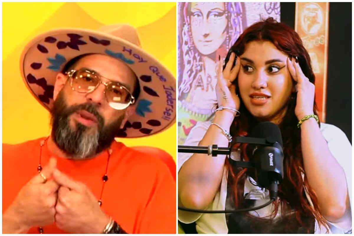 Dina Stars se defendió de los ataques del youtuber Alex Otaola y de otros similares. (Captura de pantalla YouTube © Cubanos por el mundo/ Chunguito Podcast)