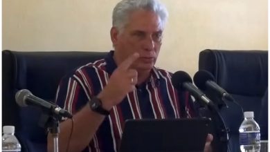 Dirigente cubano Miguel Díaz-Canel, culpa a la población de los problemas de Cuba. (Captura de pantalla © TVSolvisión- YouTube)