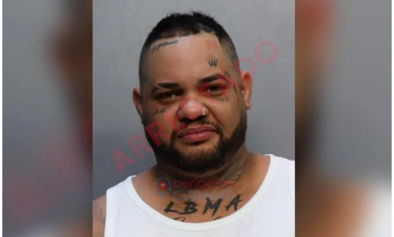 El Taiger arrestado en Miami, otra vez por drogas y alcohol. (Captura de pantalla © Miami-Dade county corrections and rehabilitation)