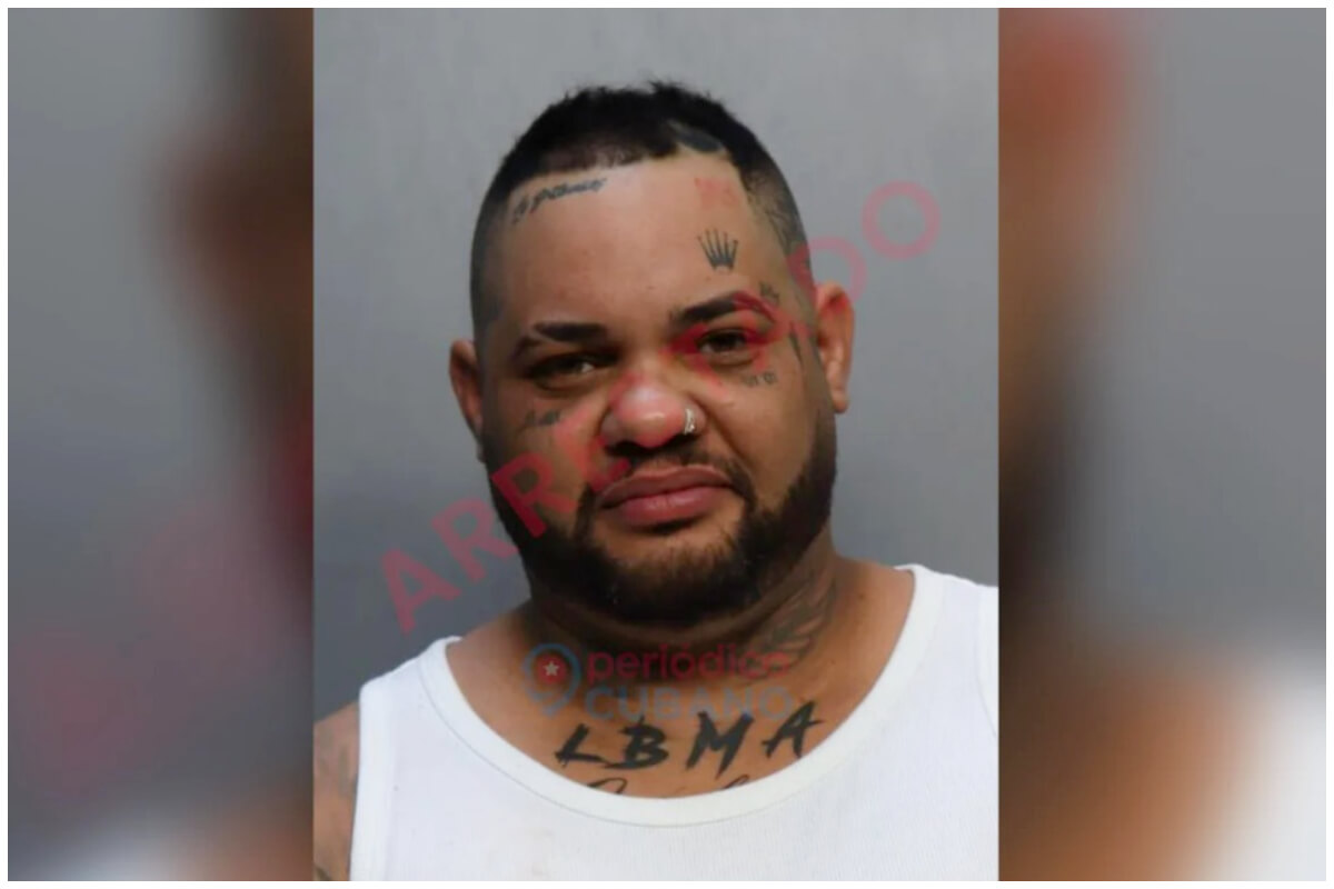 El Taiger arrestado en Miami, otra vez por drogas y alcohol. (Captura de pantalla © Miami-Dade county corrections and rehabilitation)