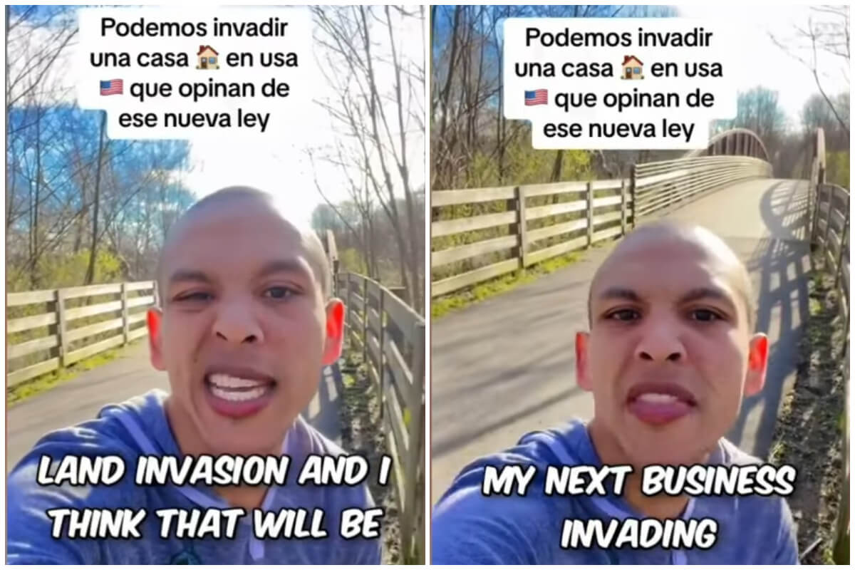 El Tiktoker venezolano Leito, enfrenta la deportación por tratar de vivir sin trabajar en EEUU. (Captura de pantalla © Viral TV- YouTube)