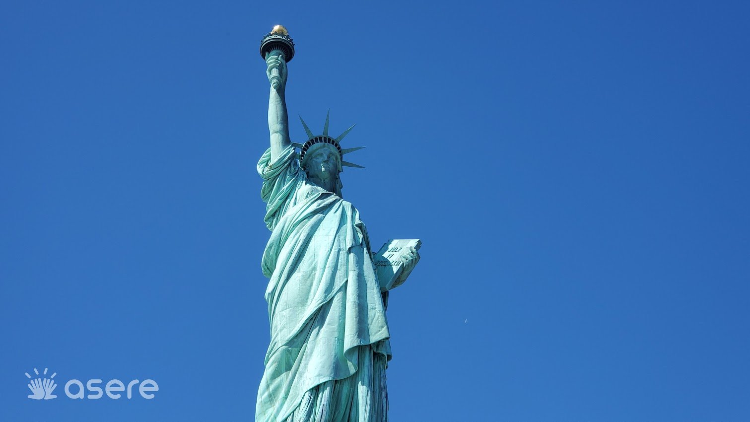 Fotografía ilustrativa de la Estatua de la Libertad, en Nueva York, (Foto © Asere Noticias)