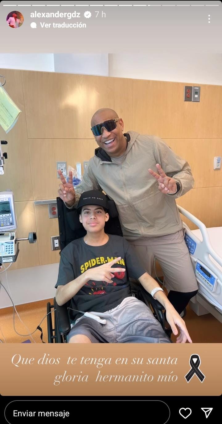 Historia de Alexander Delgado sobre Dagoberto. (Instagram)