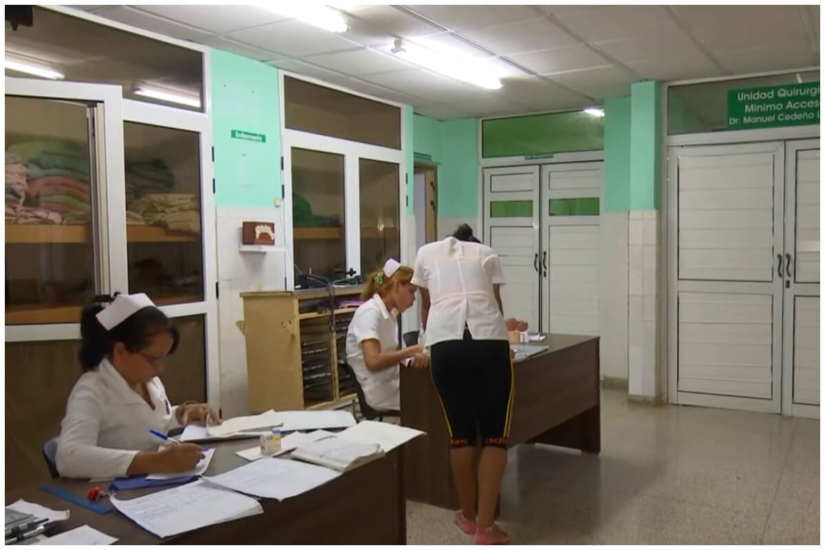 Hospital Carlos Manuel de Céspedes, en Bayamo. (Captura de pantalla © CNC TVGranma- YouTube)