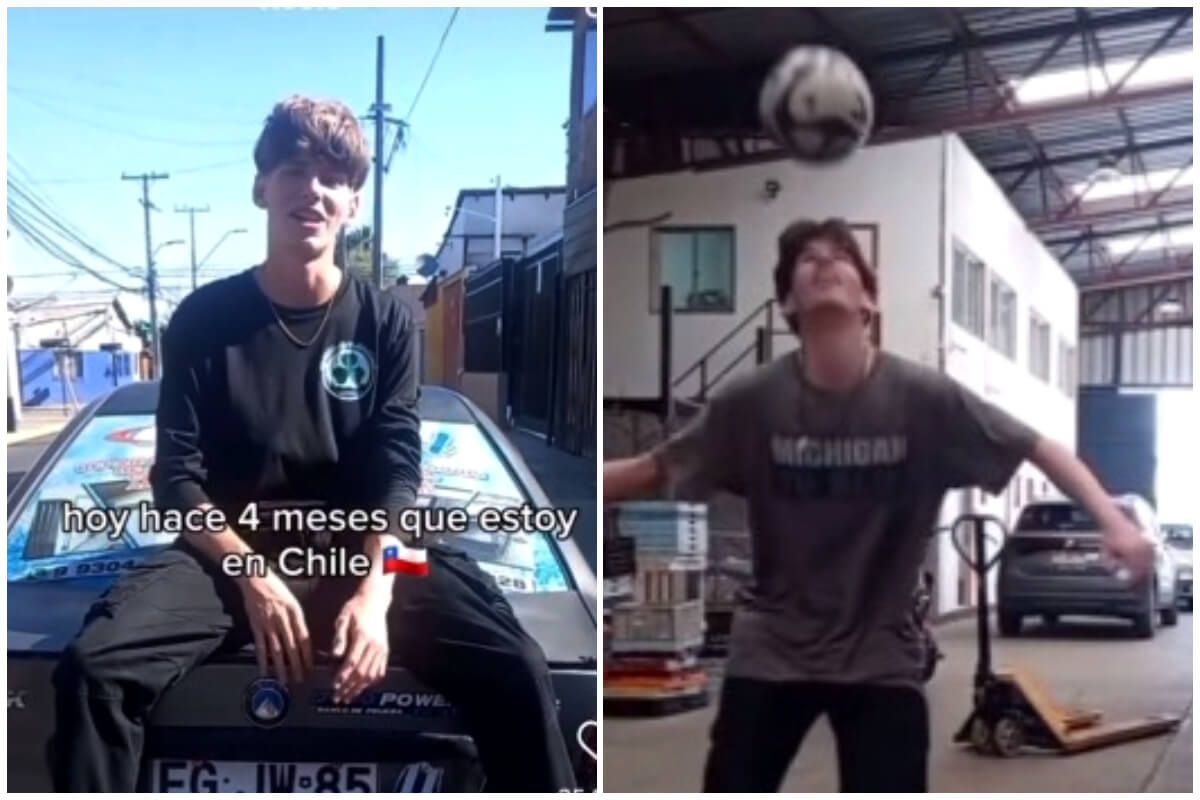 Joven cubano en Chile se independizó a los 17 años. (Captura de pantalla © Yulia-TikTok)