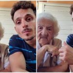 Joven y su abuela causan sensación en línea. (Captura de pantalla © Ariel_ Ramos_ Perdomo- Instagram)