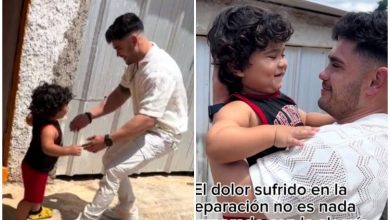 Padre cubano y su bebé se reencuentran. (Captura de pantalla © Ale_Álvarez_97- TikTok)