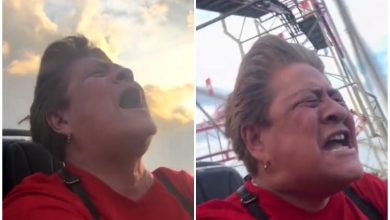 Tía cubana causa sensación por su reacción en la feria. (Captura de pantalla © Kmilagrcia- TikTok)