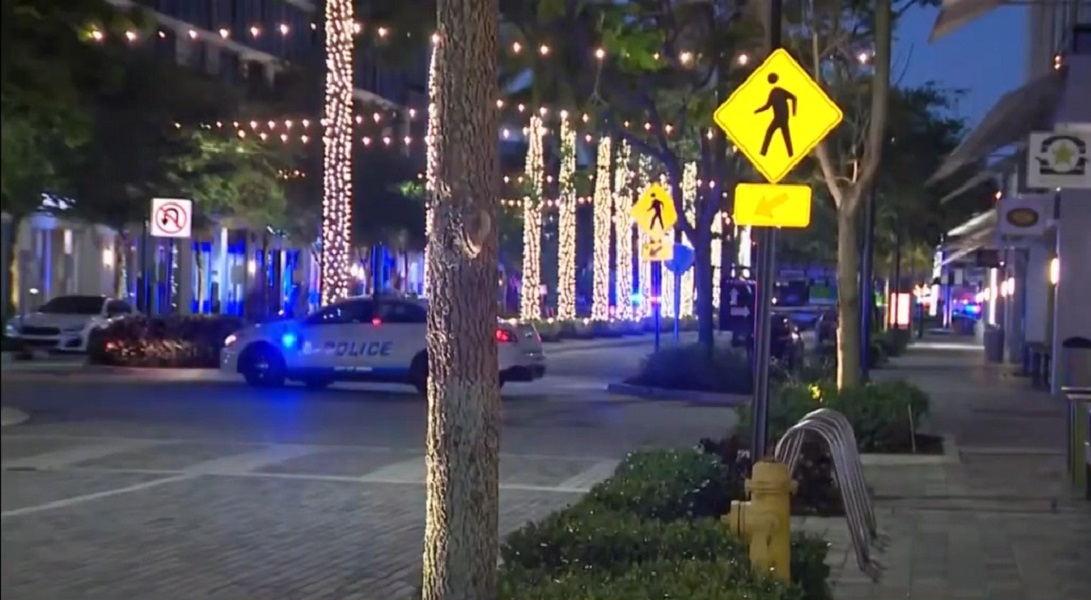 Tiroteo en centro comercial del Doral deja a dos muertos y varios heridos. (Captura de pantalla © WPLG Local 10-YouTube)