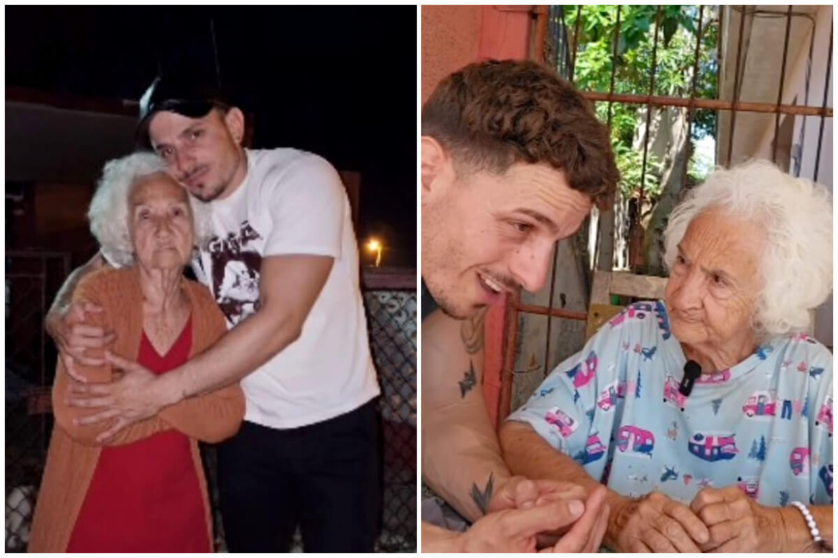 Ariel Ramos y su abuela Martha se convirtieron en celebridades de internet. (Captura de pantalla © Ariel Ramos- Intagram)