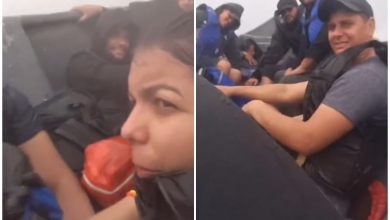 Balsera cubana comparte las impactantes imágenes de su travesía por mar. (Captura de pantalla © marisleydy_en_hialeah-TikTok)