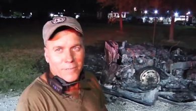 El camionero arriesgó su vida para evitar que ocurriera una potencial tragedia en la gasolinera. (Captura de pantalla © WPLG Local 10-YouTube)