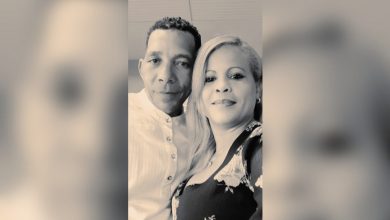 Cubano abatido por la policía en Texas y su esposa. (Foto © Rosa Maria Tabera Columbie-FFacebook)